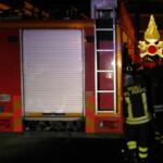 vigili del fuoco pompieri notte