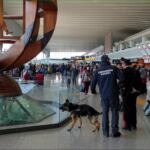 FIUMICINO Controlli dei Carabinieri all’aeroporto di Fiumicino (1)