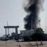 Incendio cantiere navale via delle Orcadi
