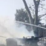 Incendio cantiere navale via delle Orcadi